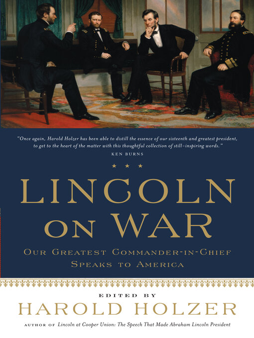 Title details for Lincoln on War by Harold Holzer - Available